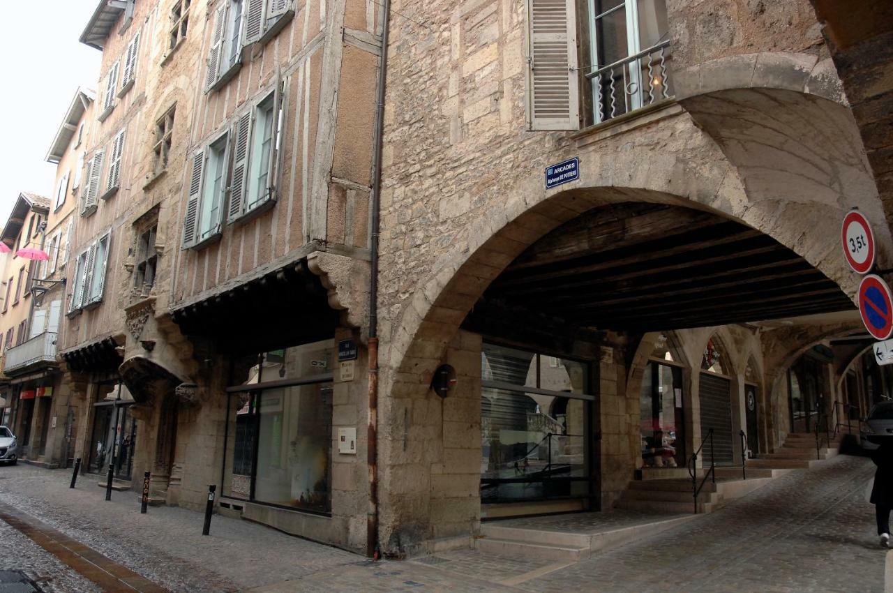 Maison Renaissance Monument Historique XV Eme 1497 Villefranche-de-Rouergue Exteriér fotografie